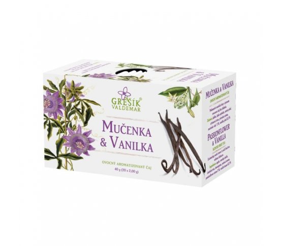 Grešík Ovocný čaj Mučenka a Vanilka n.s. 20x2g