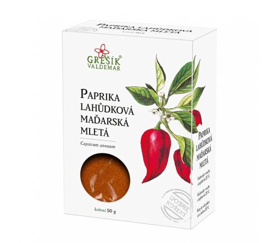Grešík Paprika lahůdková maďarská mletá 50g