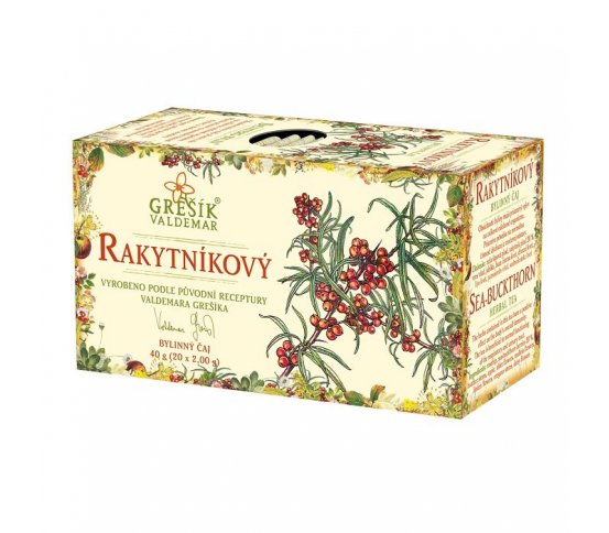 Grešík Rakytníkový bylinný čaj n.s. 20x2g