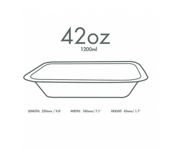 Gurmánský box 1200ml č.5 (50ks) - cukrová třtina 1