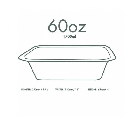 Gurmánský box 1800ml č.5 (50ks) - cukrová třtina 1