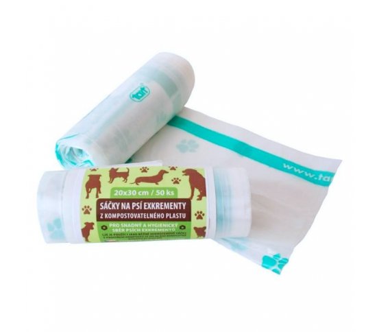 HBABio Kompostovatelné sáčky na psí exkrementy (50ks)