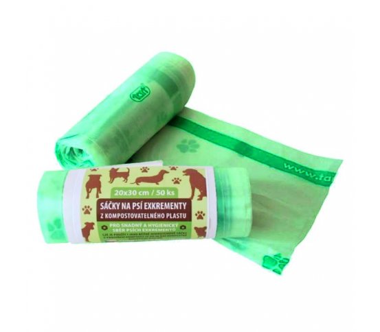 HBABio Kompostovatelné sáčky na psí exkrementy (50ks)