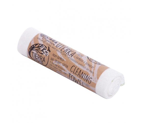 Hebká utěrka z bambusu a biobavlny - malá Yellow 