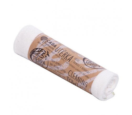 Hebká utěrka z bambusu a biobavlny - střední 47x47cm Yellow 