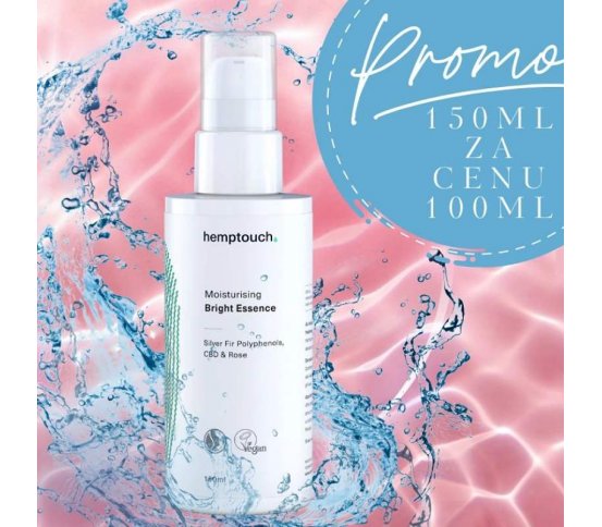 Hemptouch jumbo Hydratační rozjasňující esence 150ml