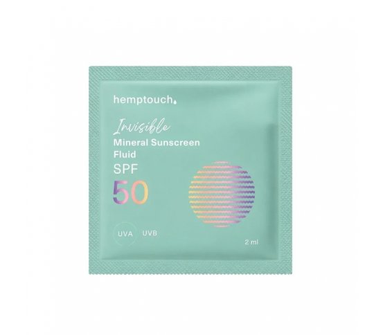 Hemptouch Minerální Opalovací fluid Invisible SPF 50 - vzorek 2ml