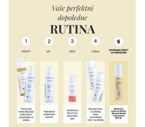 Hemptouch Tónovaný opalovací krém na obličej SPF 30 8