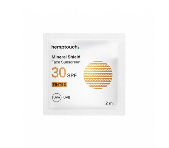 Hemptouch Tónovaný opalovací krém na obličej SPF - vzorek 2ml 1