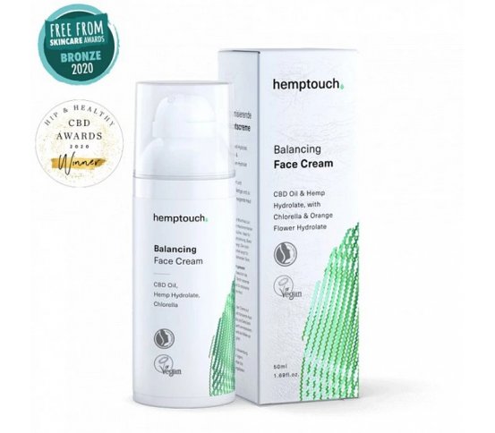 Hemptouch Vyrovnávající pleťový krém pro mastnou pleť 50ml - SLEVA