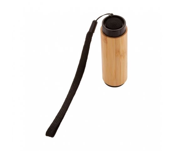 Hliníková svítilna s bambusovým povrchem s COB LED diodou 3