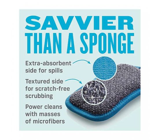 Houbička na nádobí z mikrovlákna - 2 kusy E-cloth 4