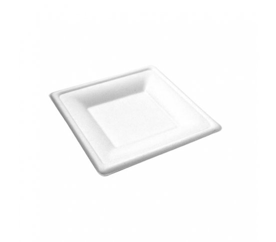 Hranatý talíř KARO 16x16 cm Vegware