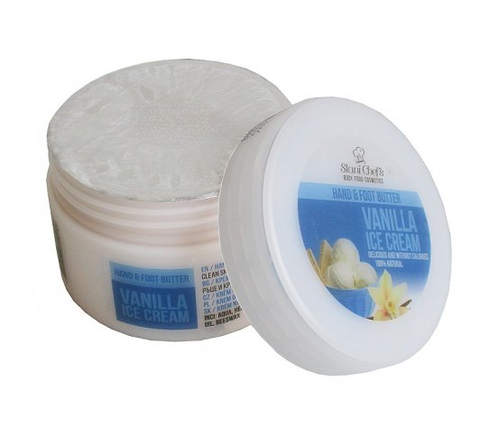 Přírodní krém na ruce a chodidla vanilková zmrzlina 100ml Hristina