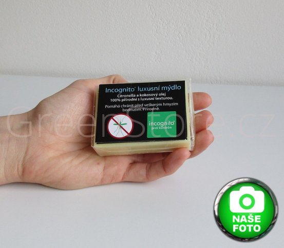 Přírodní repelentní mýdlo s citronelou proti hmyzu 100g Incognito