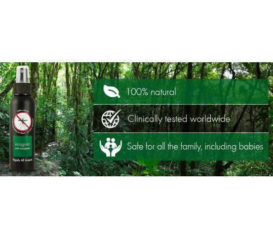 Přírodní repelent proti bodavému hmyzu 50ml Incognito
