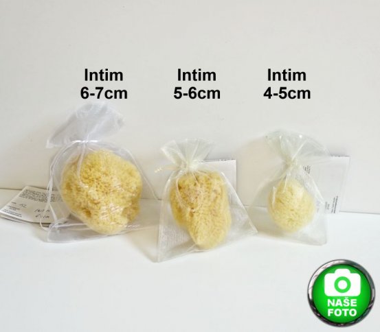 Menstruační mořská houba Intim 5-6cm - pro ženy Caribbean Sun 3