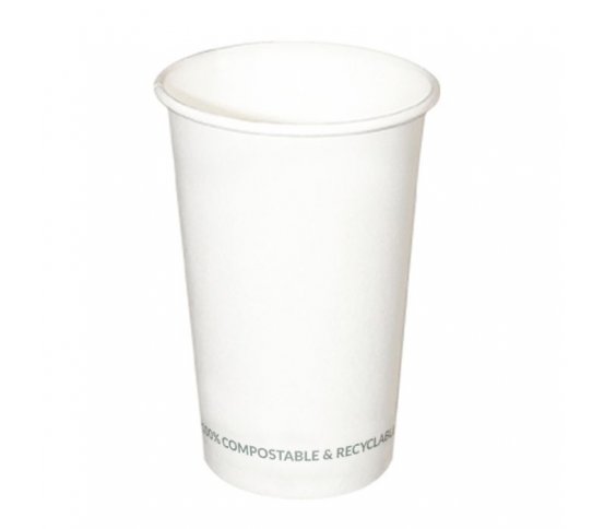 Kelímek nápojový bílý 460ml z celulózy BIO-ECO (50ks)