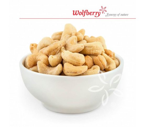 Kešu pražené solené Medium 500g Wolfberry