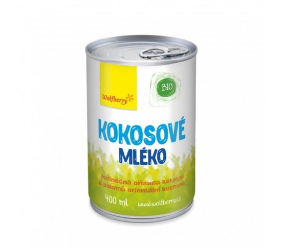 Kokosové mléko BIO 400ml Wolfberry