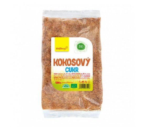 Kokosový cukr BIO 500g - sáček Wolfberry