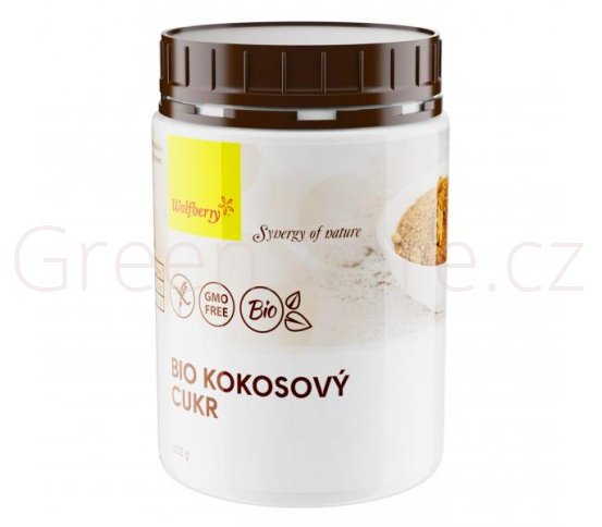 Nerafinovaný kokosový cukr v bio kvalitě 500g Wolfberry