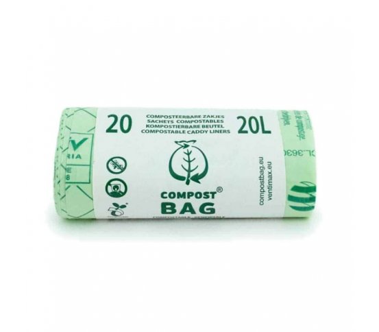 Kompostovatelné pytle na odpadky - 20l (role 20ks)