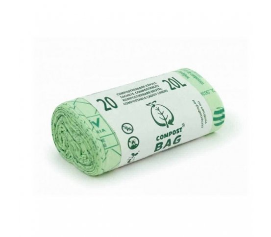 Kompostovatelné pytle na bio odpad - 20l (role 20ks)