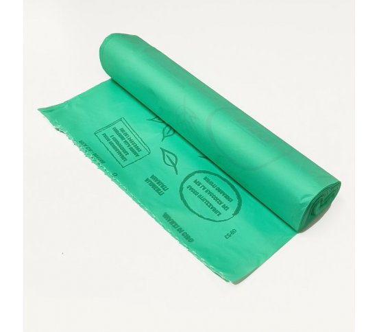 Kompostovatelný pytel na odpad - 70l (role 19ks)