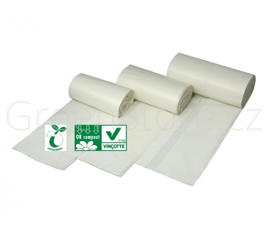 Kompostovatelný pytel na odpad - 45l (role 20ks)