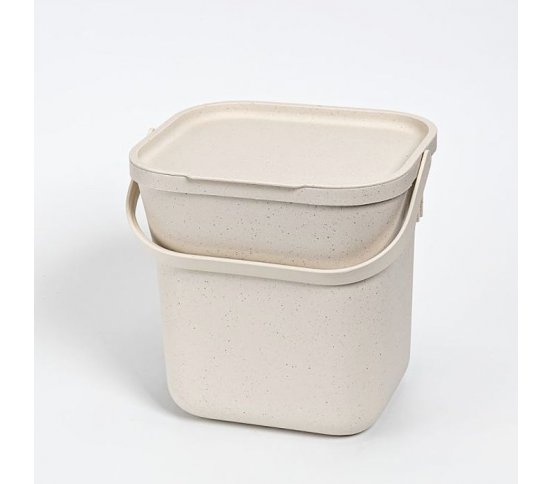 Koš na bioodpad s vložkou 6l - slonová kost Plastia 4