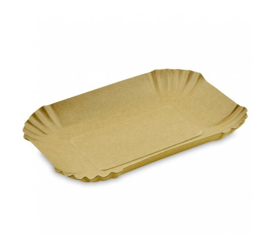 Kraft miska nepromastitelná hranatá 18x13x3cm (250ks) wimex