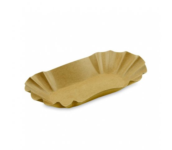 Kraft miska nepromastitelná oválná 17,5x10,5x3cm (250ks)