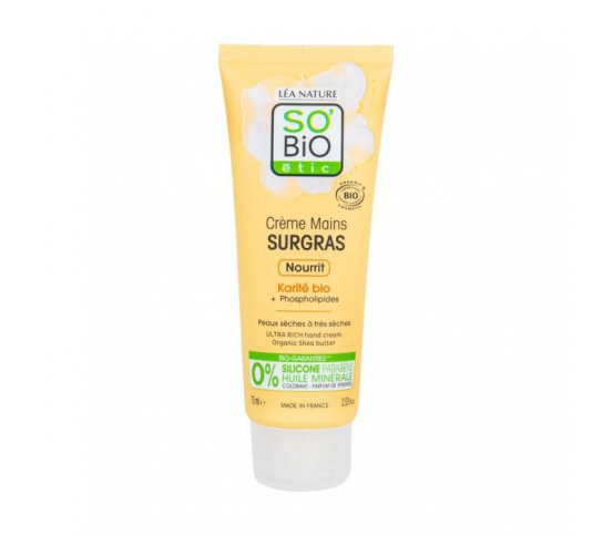 Krém na ruce s karité - ultra výživný 75ml SO´BiO