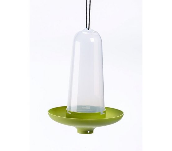 Krmítko a pítko 3v1 pro ptáky Robin - zelené Plastia 6