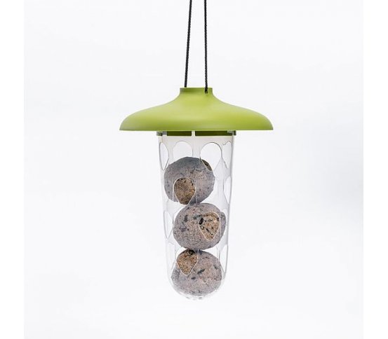 Krmítko a pítko 3v1 pro ptáky Robin - zelené Plastia 7