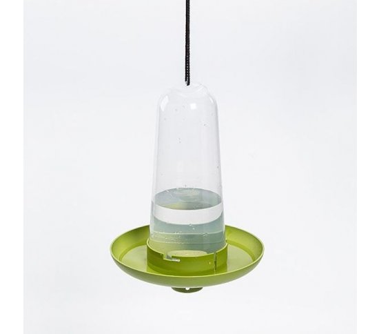 Krmítko a pítko 3v1 pro ptáky Robin - zelené Plastia 9