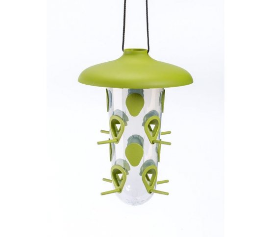 Krmítko a pítko 3v1 pro ptáky Robin - zelené Plastia 5