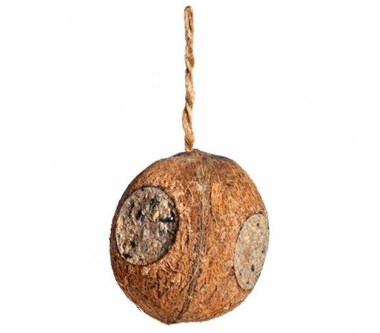 Krmítko pro ptáky kokos s náplní 500g Erdtmann