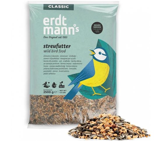 Krmítková směs pro ptáky 2,5kg Premium Erdtmanns