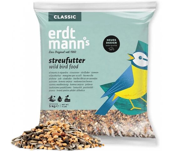 Krmítková směs pro ptáky 5kg Premium Erdtmanns
