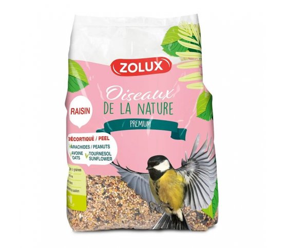 Krmivo pro ptáky Premium Mix 2,5kg Zolux
