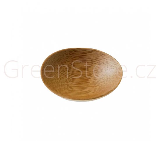 Kulatá miska z bambusu 6cm hnědá
