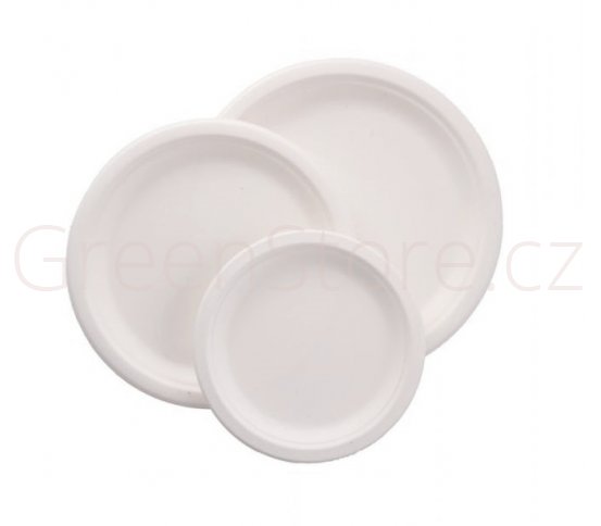 Talíře z cukrové třtiny Vegware BIO