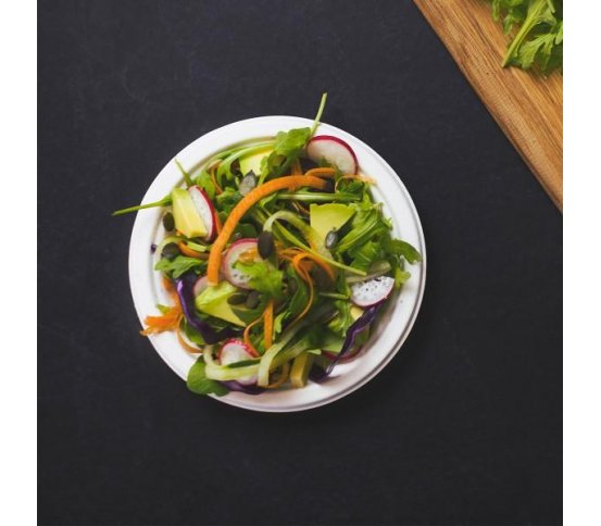 Kulatý talíř 15cm z cukrové třtiny (125ks)