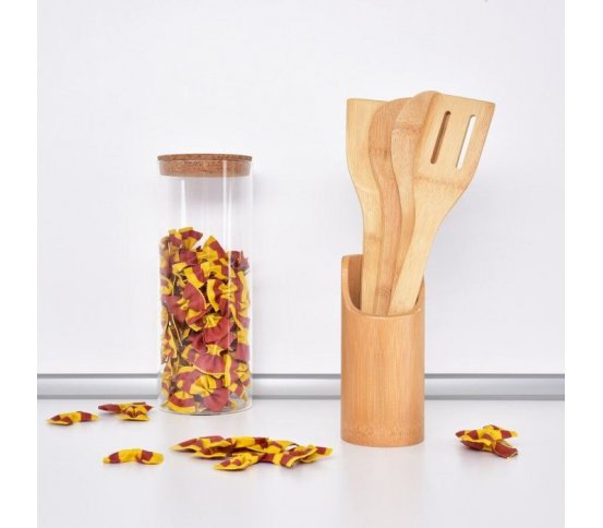 Sada 5 kusů kuchyňského náčiní vařeček z bambusu