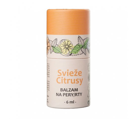 Kvitok Balzám na rty Svěží citrusy 6ml