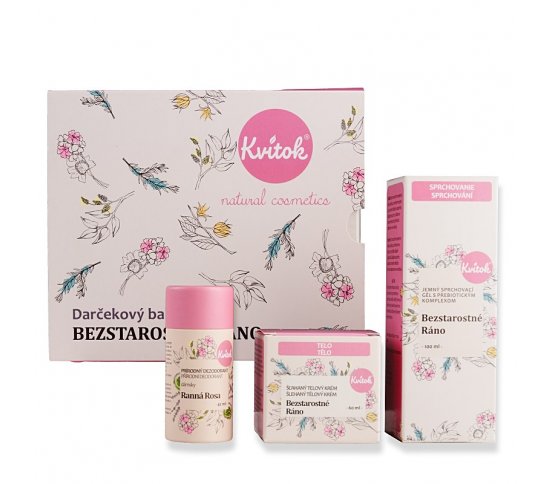 Kvitok Dárkový kosmetický balíček Bezstarostné ráno