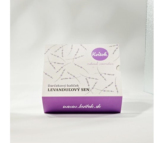 Kvitok Dárkový kosmetický balíček Levandulový sen