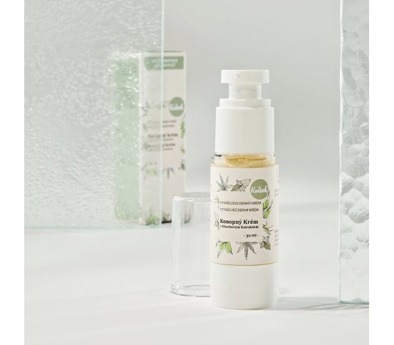 Kvitok Denní konopný krém pro mastnou pleť 30ml greenstore.cz
